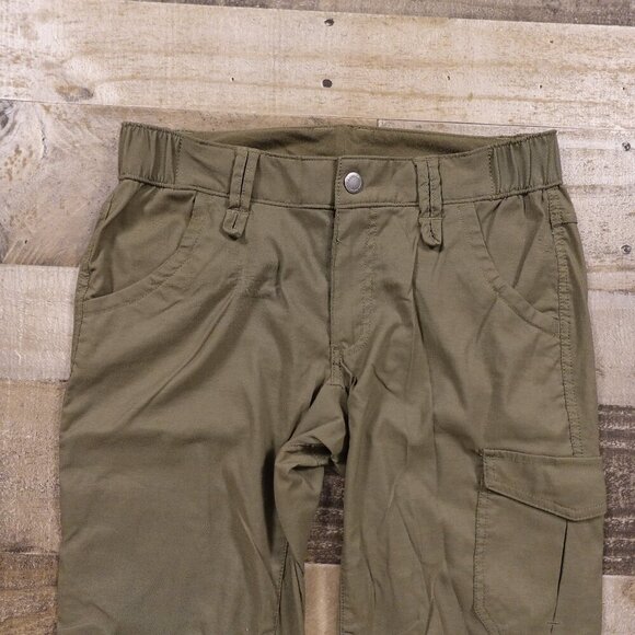 Duluth DuluthFlex Dry on the Fly Convertible Bootcut Pants women's 2 olive green - Picture 2 of 12